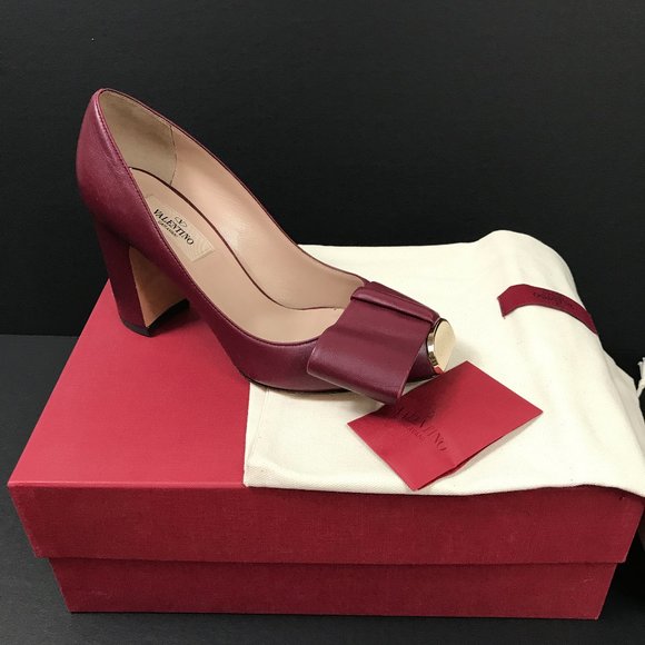 Valentino Valentino Garavani Bow Detail Red Pumps